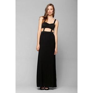 Sparkle and Fade black maxi dress